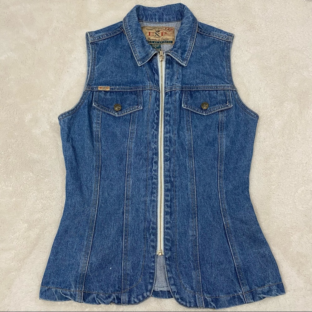 Vintage Express Denim Vest